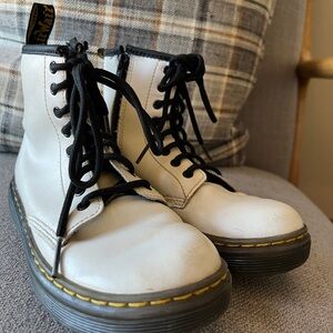 Dr. Martens Kids White Boots